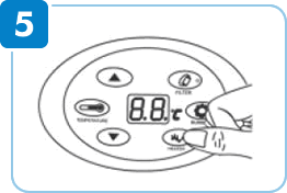 Vasca idromassaggio gonfiabile infinite spa rotonda XTRA 4 posti - Installazione step 5