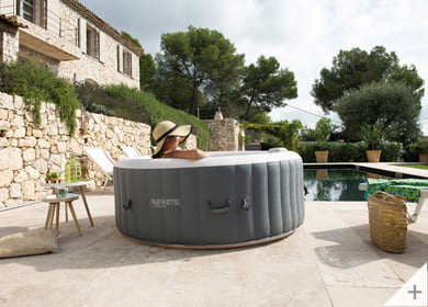Vasca idromassaggio gonfiabile infinite spa rotonda XTRA 4 posti - Divertimento in compagnia