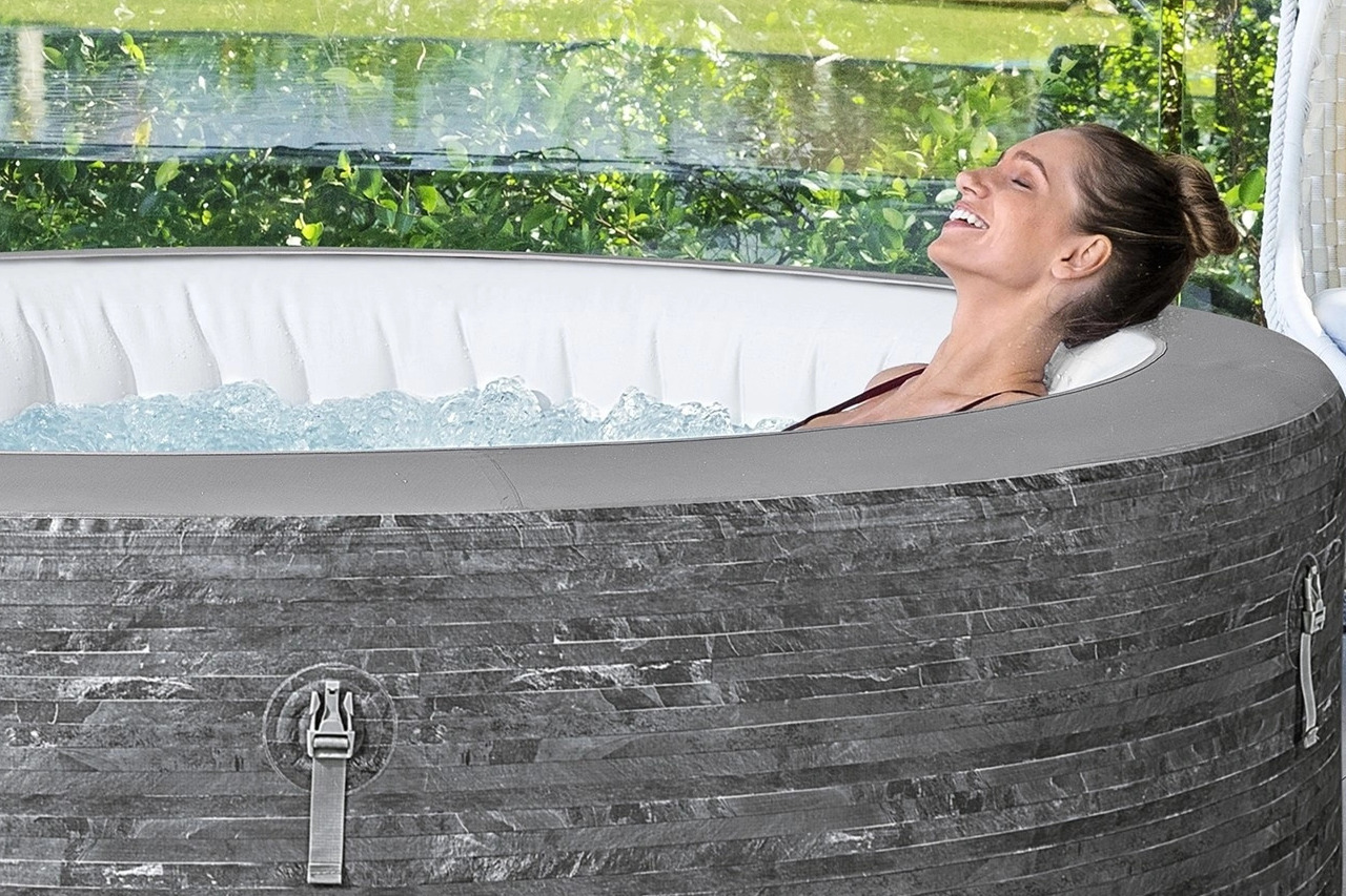Vasca idromassaggio gonfiabile Stone - Relax e distensione