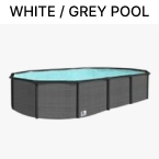 Piscine in acciaio fuori terra WHITE POOL