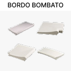 Bordo per piscina in cemento bombato