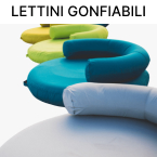 Lettini gonfiabili da giardino e piscina