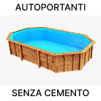 Piscine fuori terra in legno autoportanti