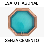 Piscine fuori terra legno esagonali ottagonali circolari