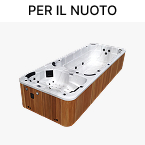 Minipiscine idromassaggio da esterno per il nuoto
