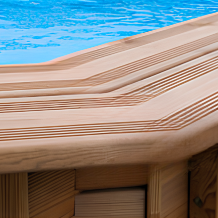 Bordo per piscina in legno JARDIN 434
