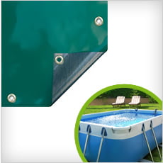 Copertura 4 stagioni per piscine fuori terra - 3,60x2,60 m