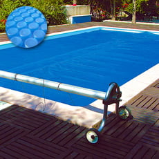 Copertura estiva a bolle per PISCINA RETTANGOLARE 10x4 m