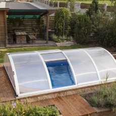 Copertura telescopica per piscina OLYMPIC Side