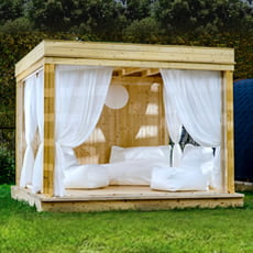 Gazebo da giardino Garden Cube SET A - 3x3m