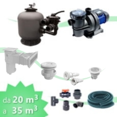 Kit impianto piscina 20-35