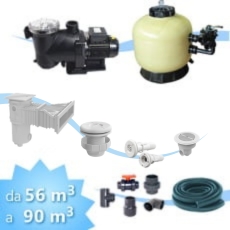 Kit impianto piscina 90
