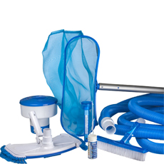 aspiratore idraulico, pulizia fondo piscina, kit pulizia pulitore