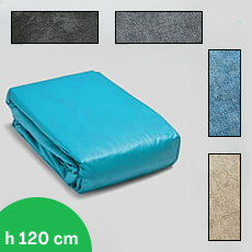 Liner PVC 95/100  rettangolare 6x3 - H 120 cm