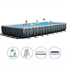 Piscina fuori terra Intex Ultra XTR Frame Rettangolare 26374 975x488x132 cm