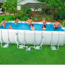 Piscina fuori terra in tubolari INTEX ULTRAFRAME 400