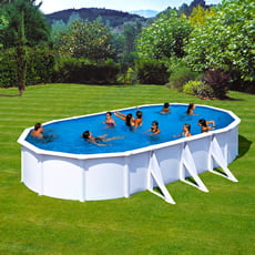 Piscina fuori terra GRE in acciaio ovale 730x375x1,32 ATLANTIS KITPROV738