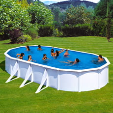 Piscina fuori terra GRE in acciaio ovale 800x470x1,32 ATLANTIS KITPROV818