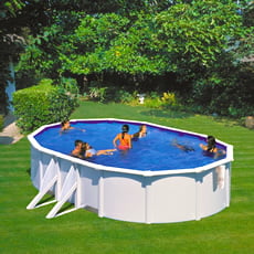 Piscina fuori terra GRE in acciaio ovale 500x300x1,20 BORA BORA KITPROV503