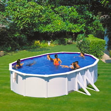 Piscina fuori terra GRE in acciaio ovale 610x375x1,20 BORA BORA KITPROV613 
