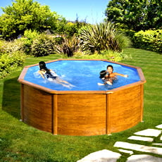 Piscina fuori terra Rotonda acciaio GRE PACIFIC 300 KIT300W