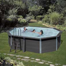 Piscine gre 524x386 x 124h cm