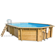 Piscina in legno autoportante ottagonale TROPIC LUXE 510