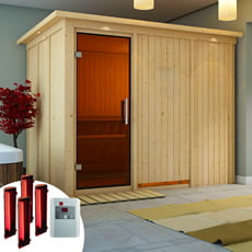 Sauna infrarossi Eleonora con SET lampade infrarossi
