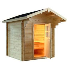 Sauna finlandese da giardino Country
