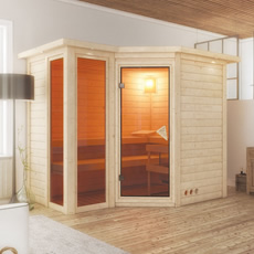 Sauna finlandese Tamara in massello 40 mm