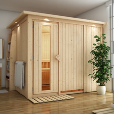 Sauna finlandese Eleonora 68 mm - 231x196x198 cm