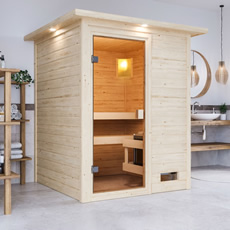 Sauna finlandese da interno Alessandra 38mm - 145x145x187cm