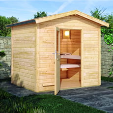 Sauna finlandese da giardino Barbara
