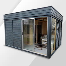 Sauna finlandese da giardino Garden Cube 4x3 m